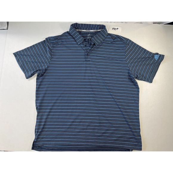 Adidas striped blue polo Men's size‎ 2XL - Picture 1 of 4